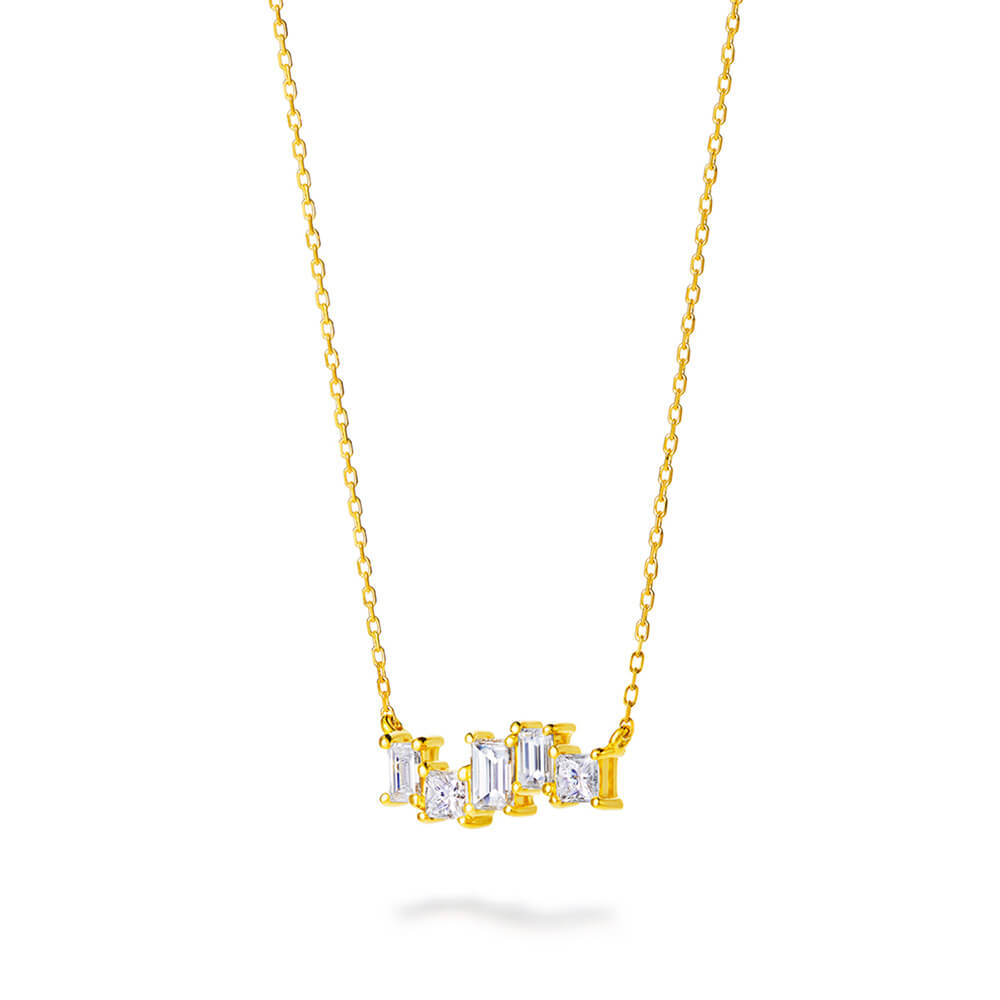 モザイクエクラ ネックレス AK2039010100 斜め画像